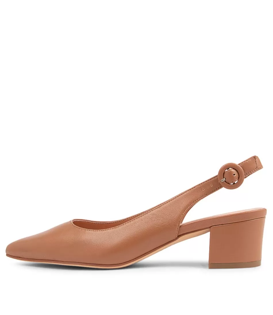 Women TOP END Heels<Abigale Tan Leather Heels