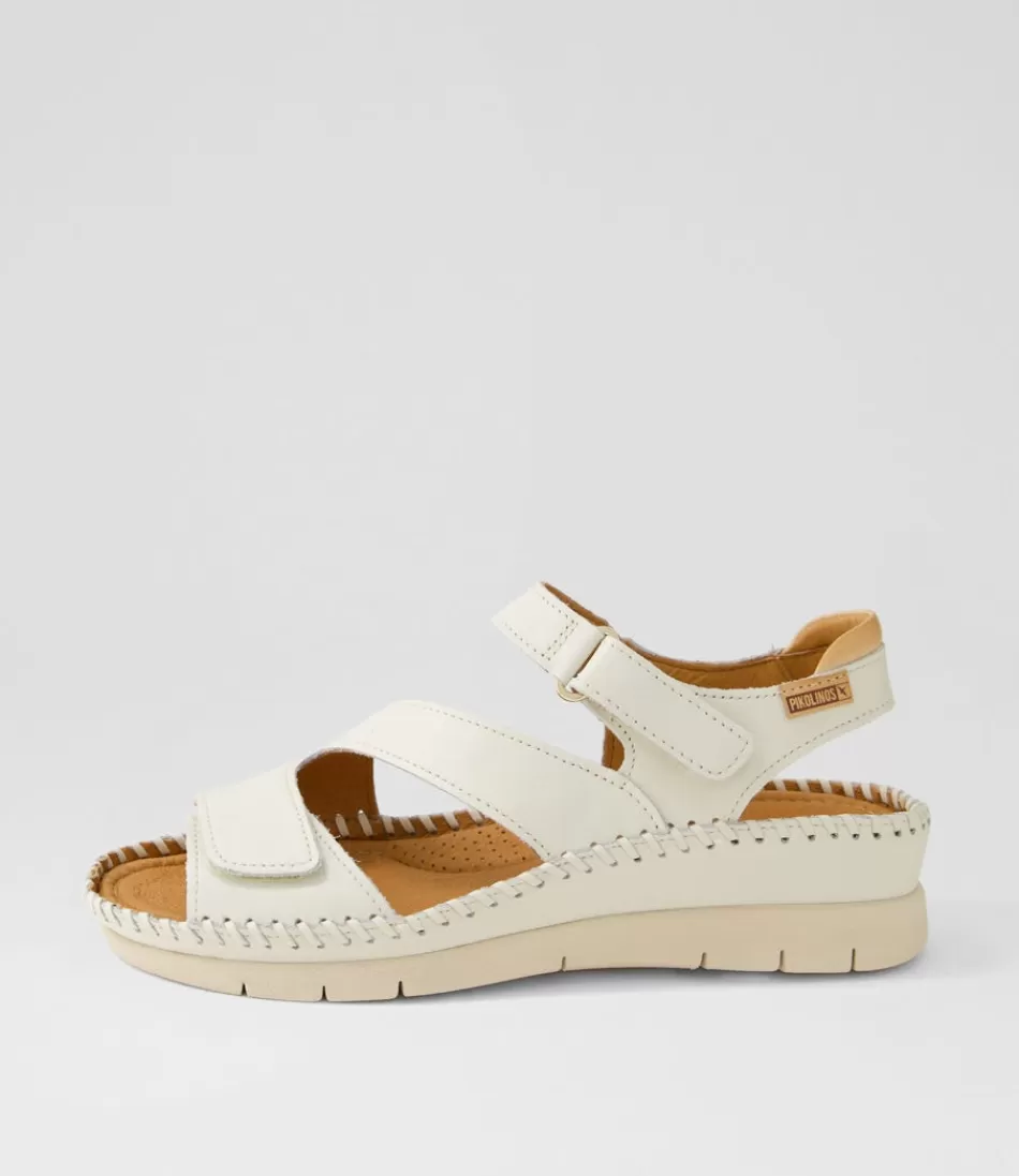 Women PIKOLINOS Flats<Altea 31 Nata Leather Sandals