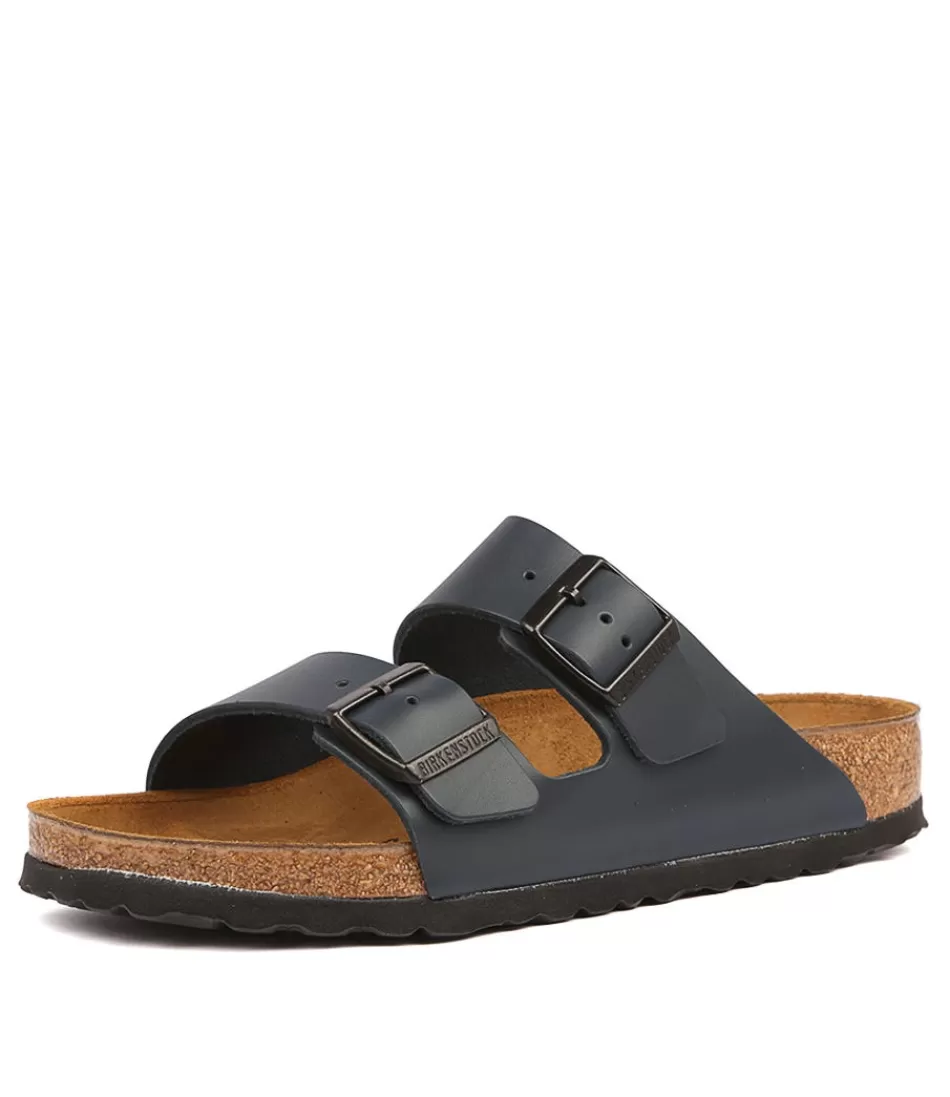 Women BIRKENSTOCK Comfort<Arizona Blue Leather