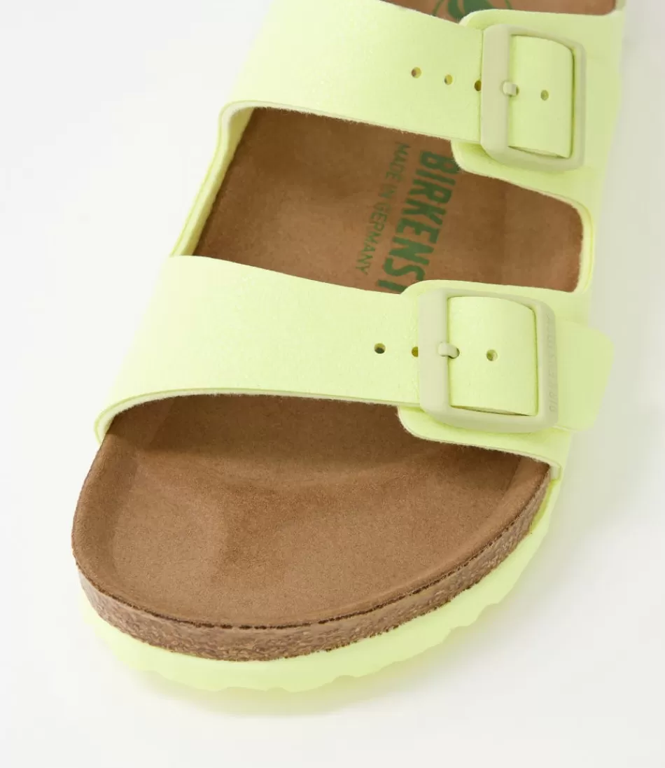 Women BIRKENSTOCK Comfort<Arizona Earthy Vegan W Popcorn Birkibuc Slides