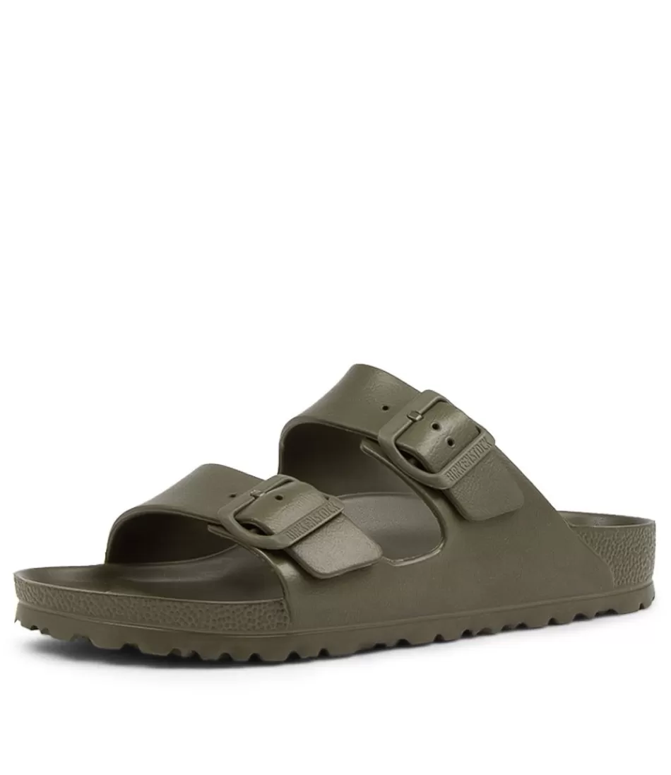 Women BIRKENSTOCK Comfort<Arizona Eva Khaki-Khaki