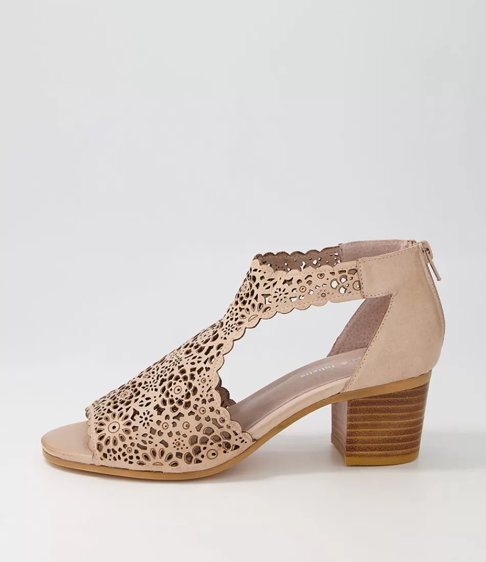 Women DJANGO & JULIETTE Heels<Bames Cafe Leather Sandals