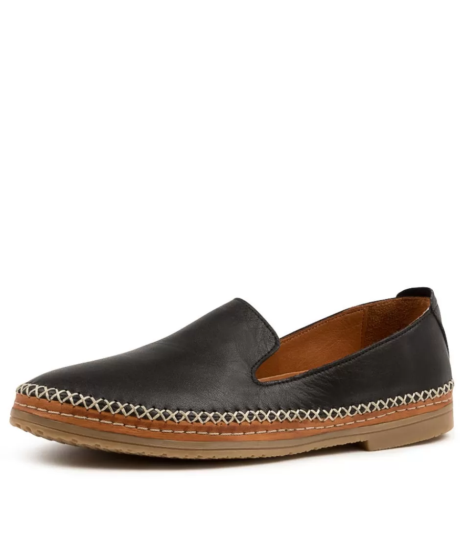 Women DIANA FERRARI Loafers<Bhype Black Leather