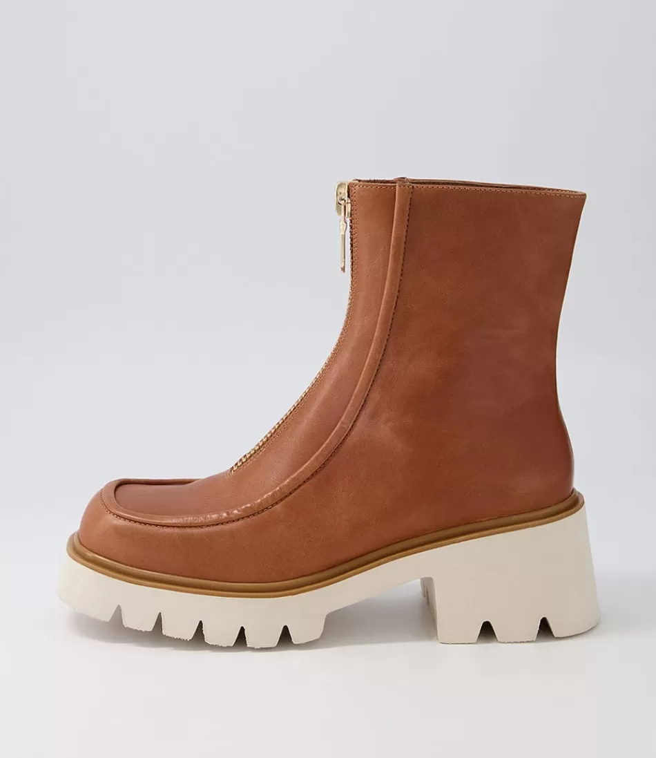 Women DJANGO & JULIETTE Boots<Bilbay Cognac Leather Ankle Boots