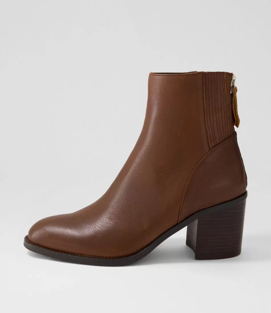 Women MOLLINI Boots<Calley Dark Brown Leather Chelsea Boots