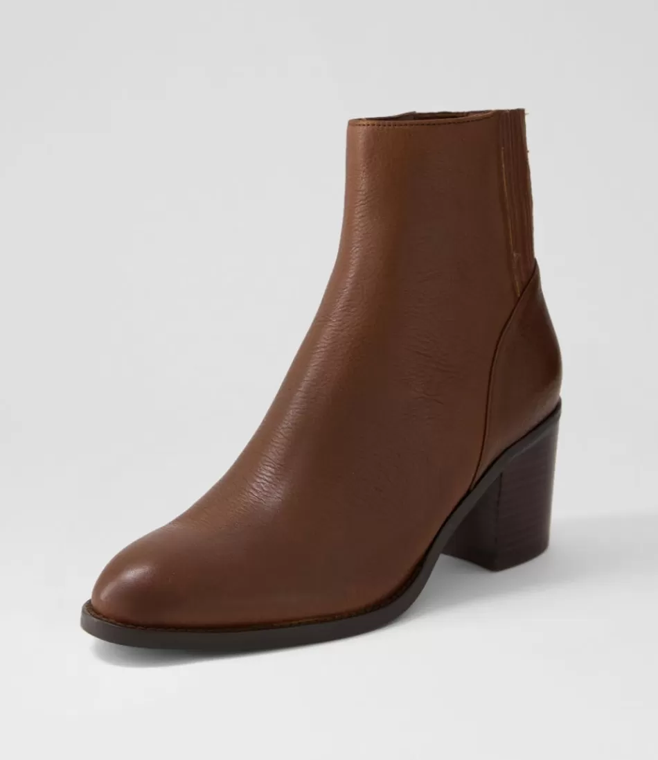 Women MOLLINI Boots<Calley Dark Brown Leather Chelsea Boots