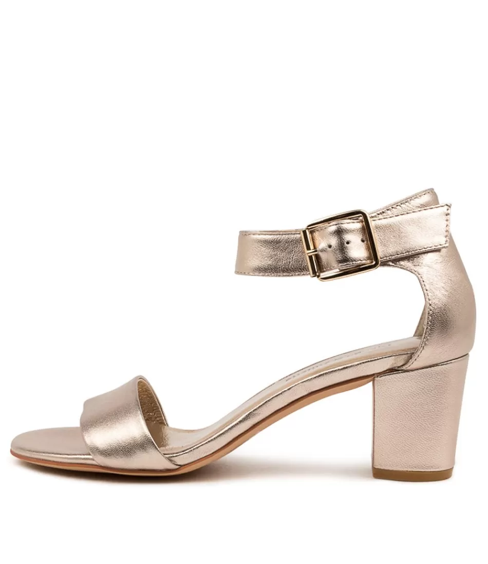 Women DJANGO & JULIETTE Heels<Cassier Champagne Leather