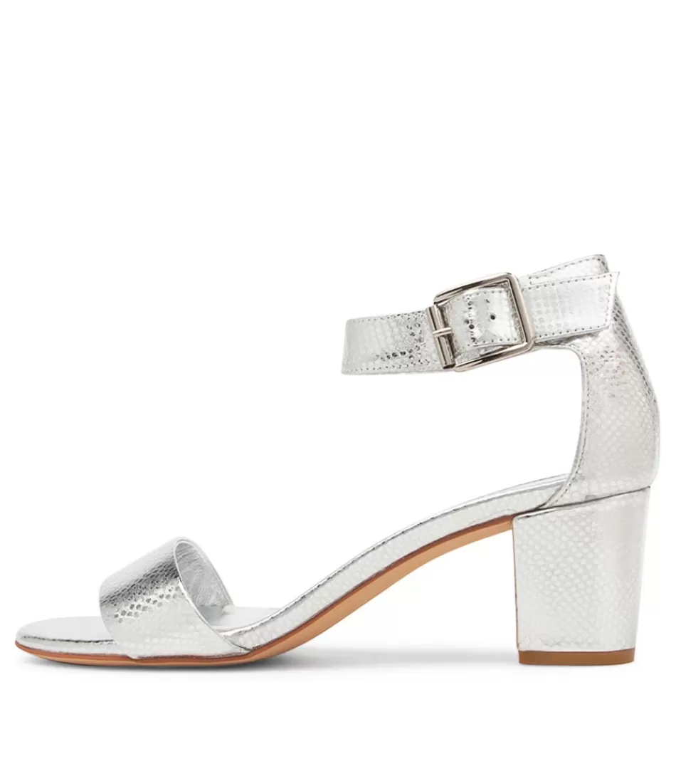 Women DJANGO & JULIETTE Heels<Cassier Silver Lizard Sandals