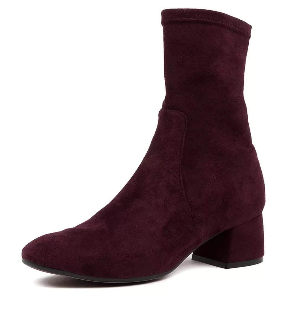 Women DJANGO & JULIETTE Boots<Checkie Mulberry Stretch