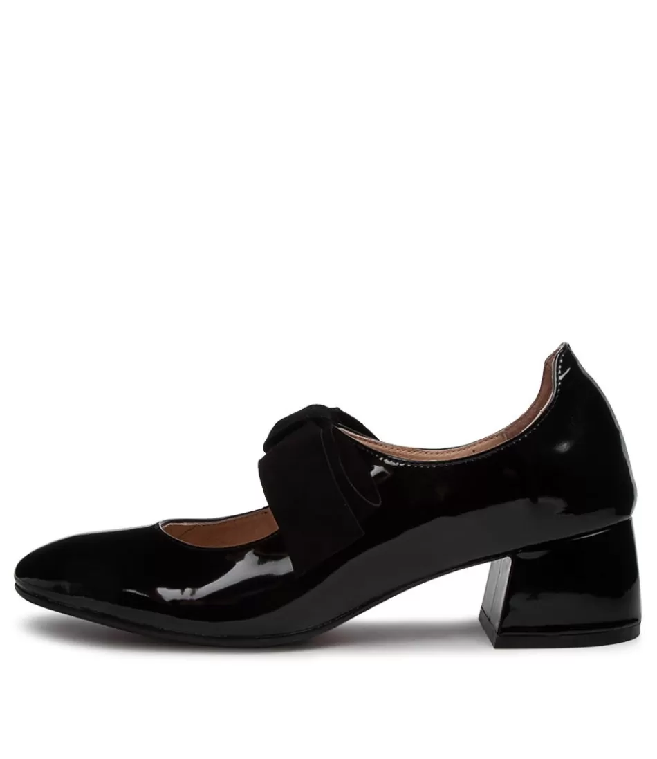 Women DJANGO & JULIETTE Heels<Chiara Black Patent Leather Heeled Shoes