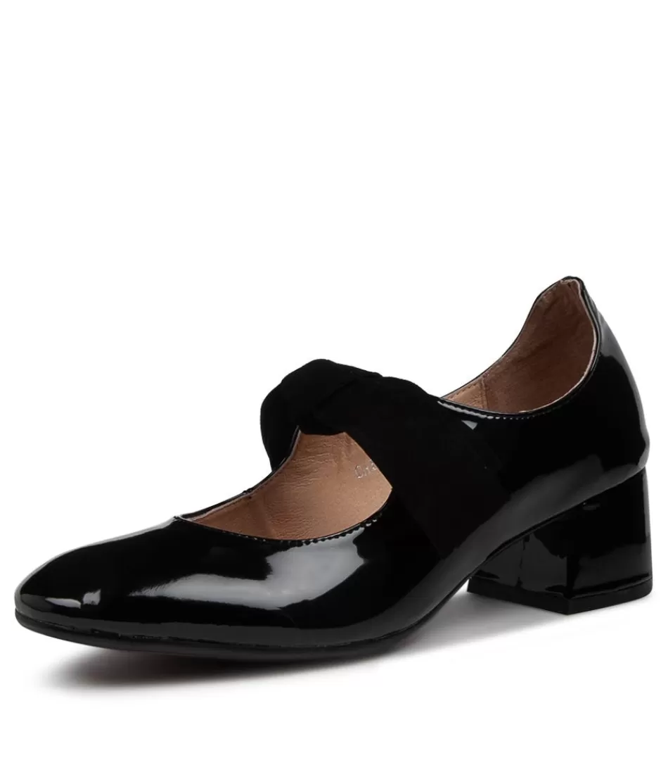 Women DJANGO & JULIETTE Heels<Chiara Black Patent Leather Heeled Shoes