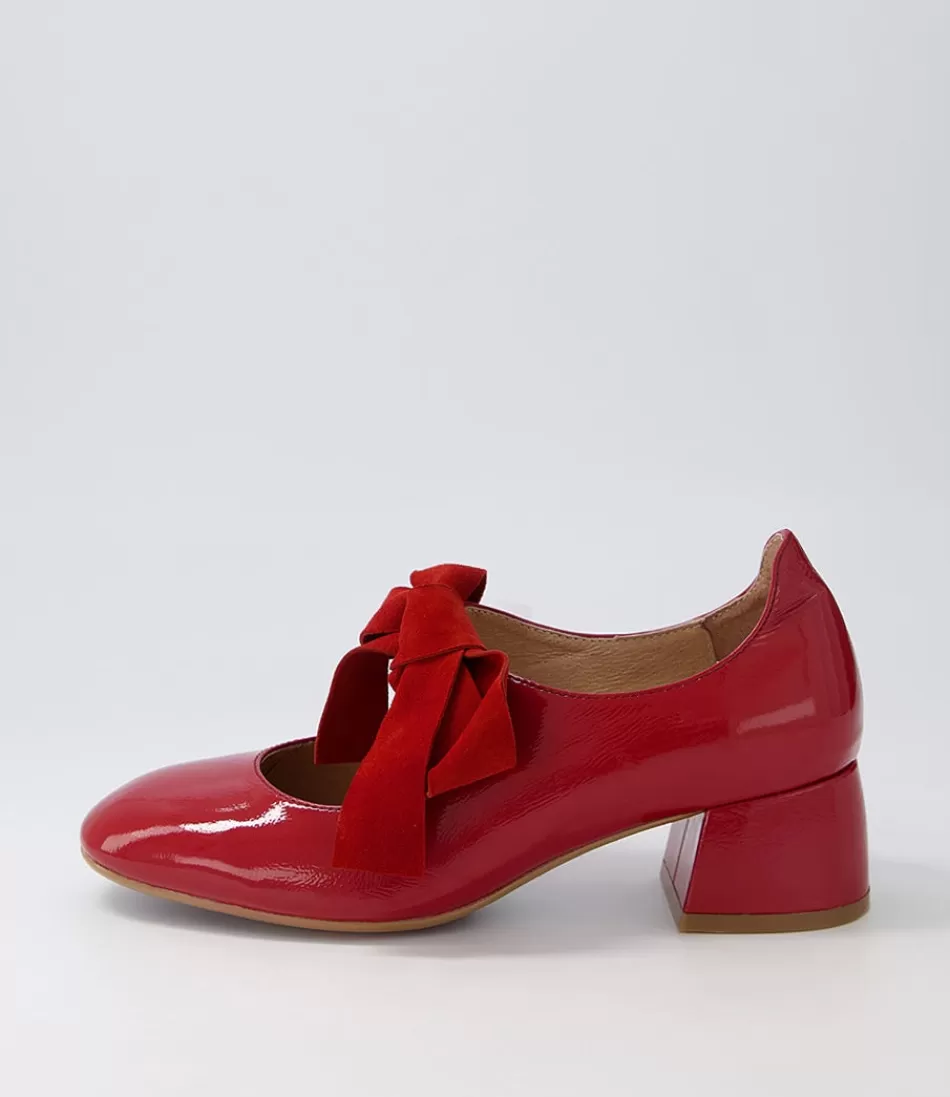 Women DJANGO & JULIETTE Heels<Chiara Dark Red Patent Leather Heels