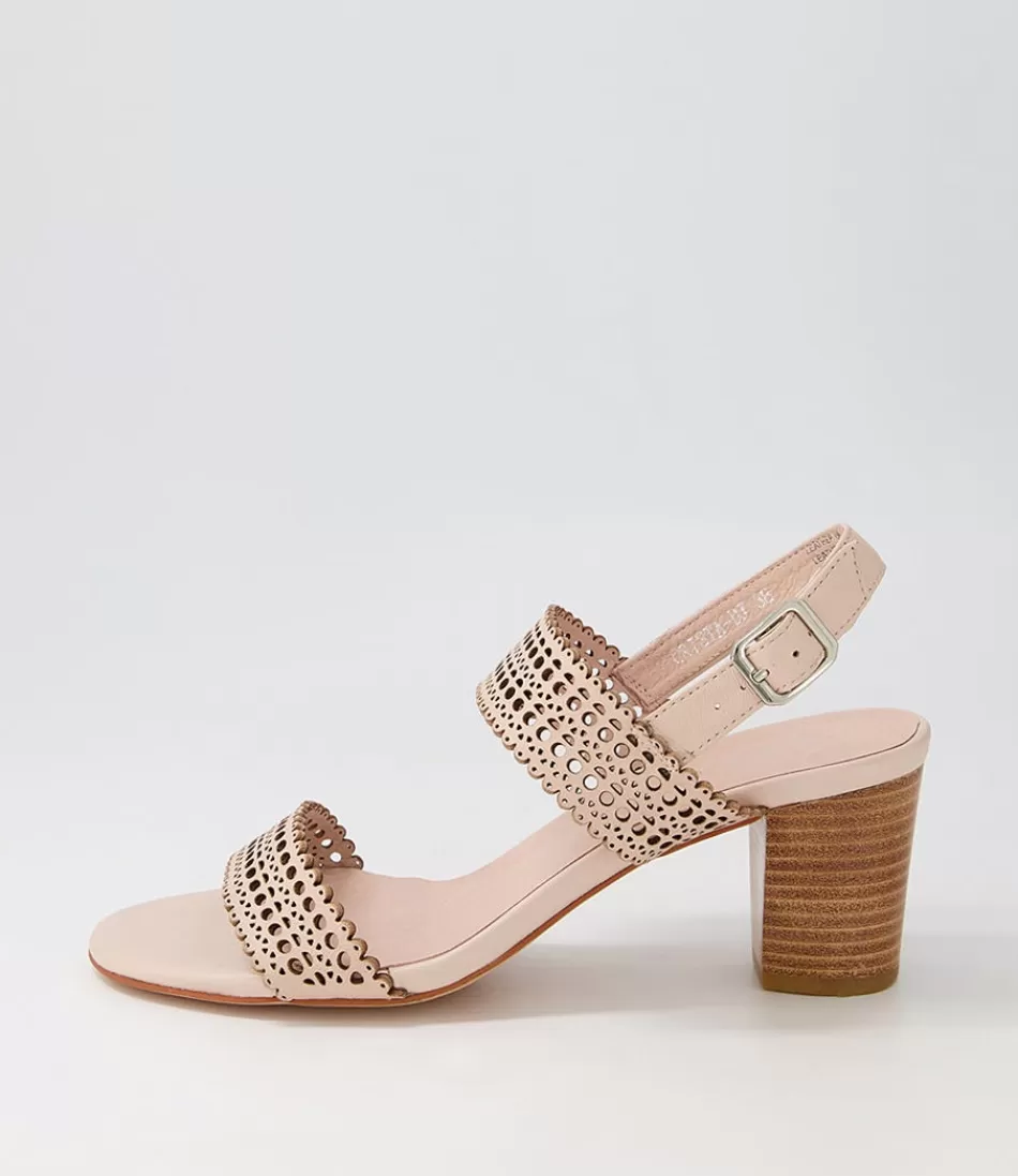 Women DJANGO & JULIETTE Heels<Crista Nude Leather Sandals