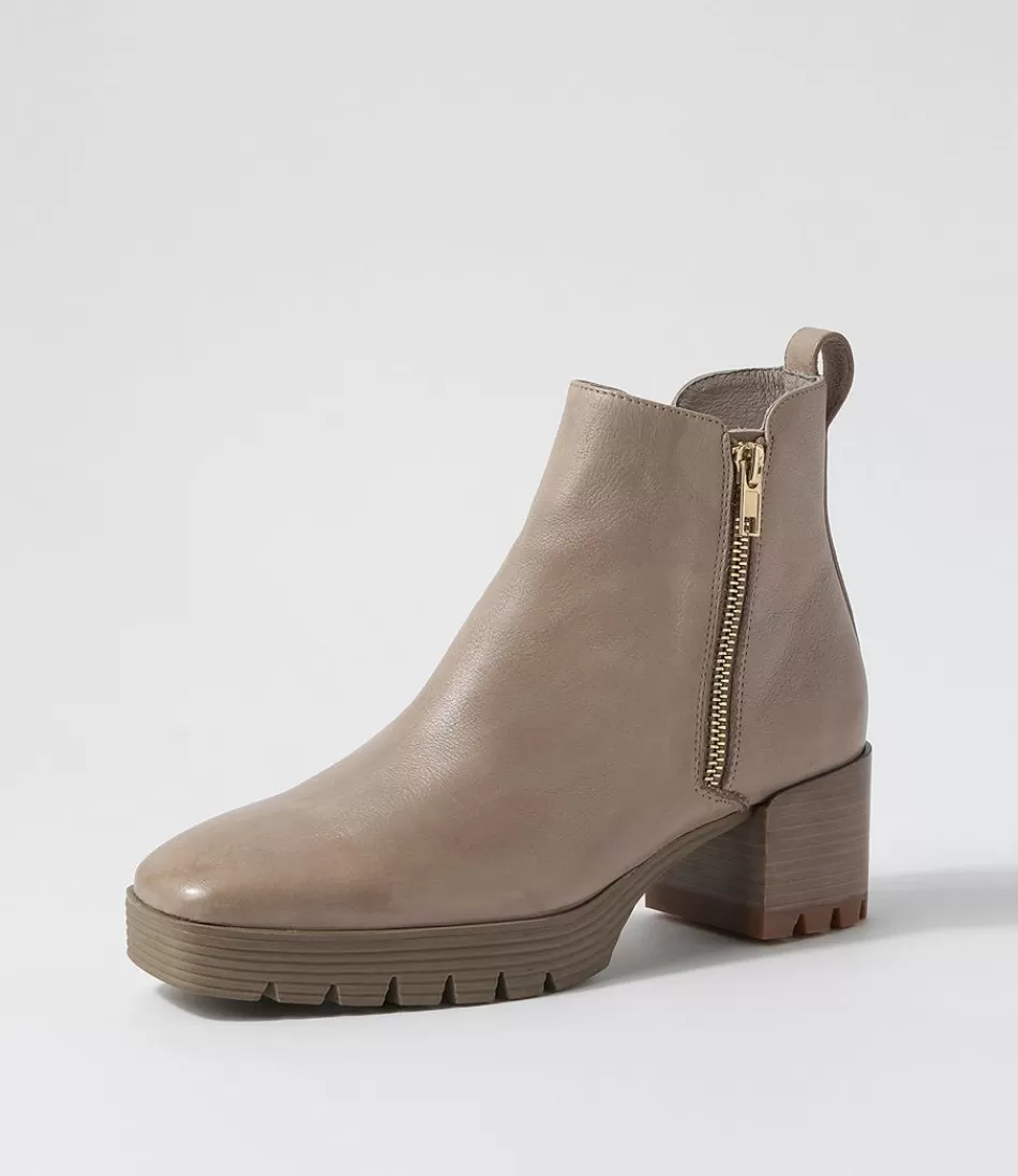 Women DJANGO & JULIETTE Boots<Dinis Ash Leather Ankle Boots