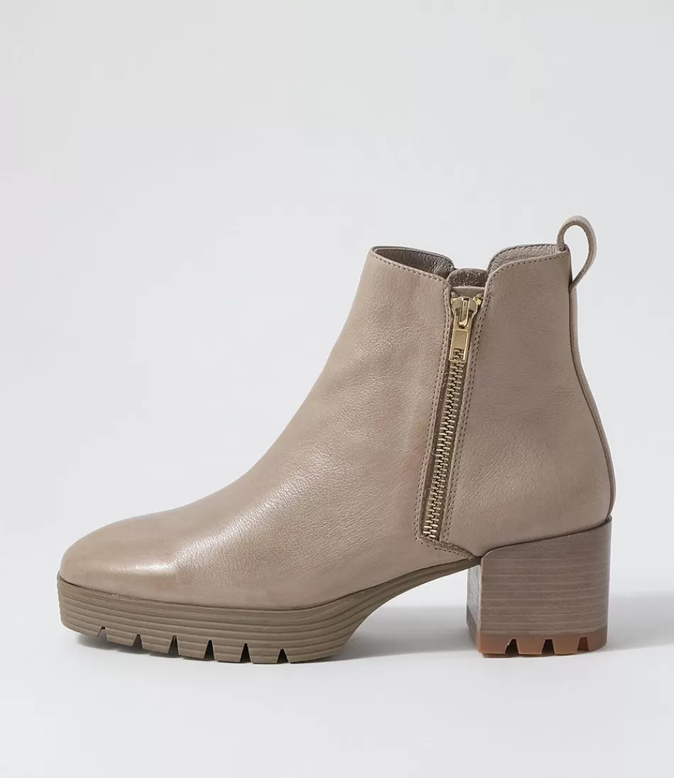 Women DJANGO & JULIETTE Boots<Dinis Ash Leather Ankle Boots