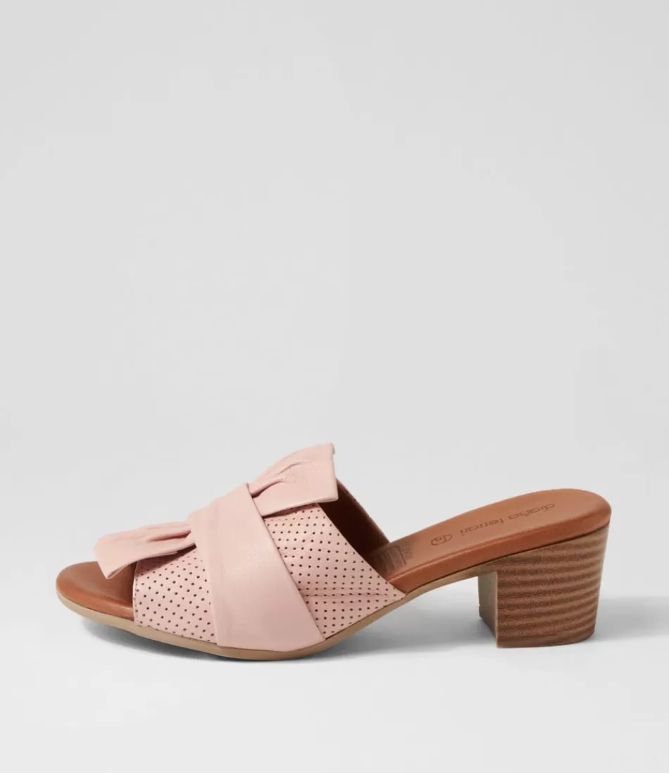 Women DIANA FERRARI Heels<Enom Blush Leather Sandals