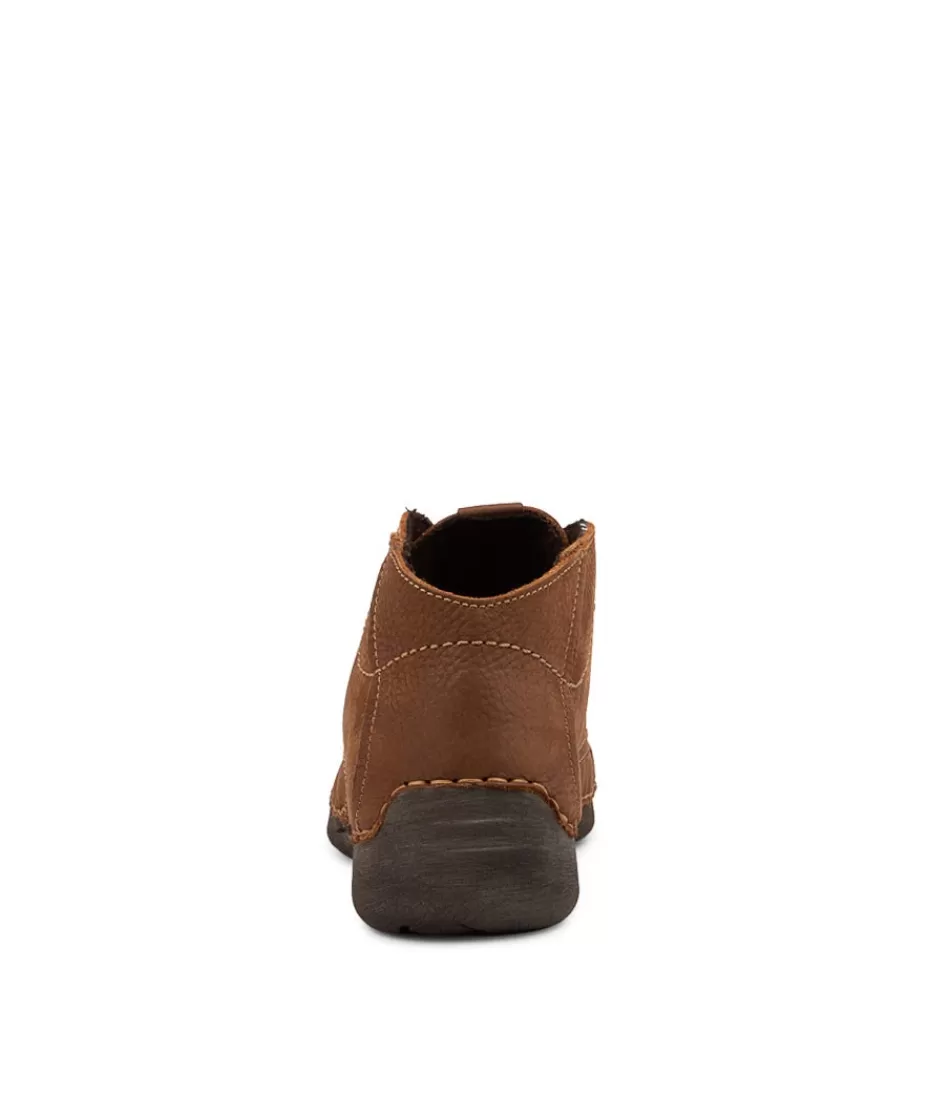 Women JOSEF SEIBEL Boots<Fergey 18 Castagne Leather Ankle Boots