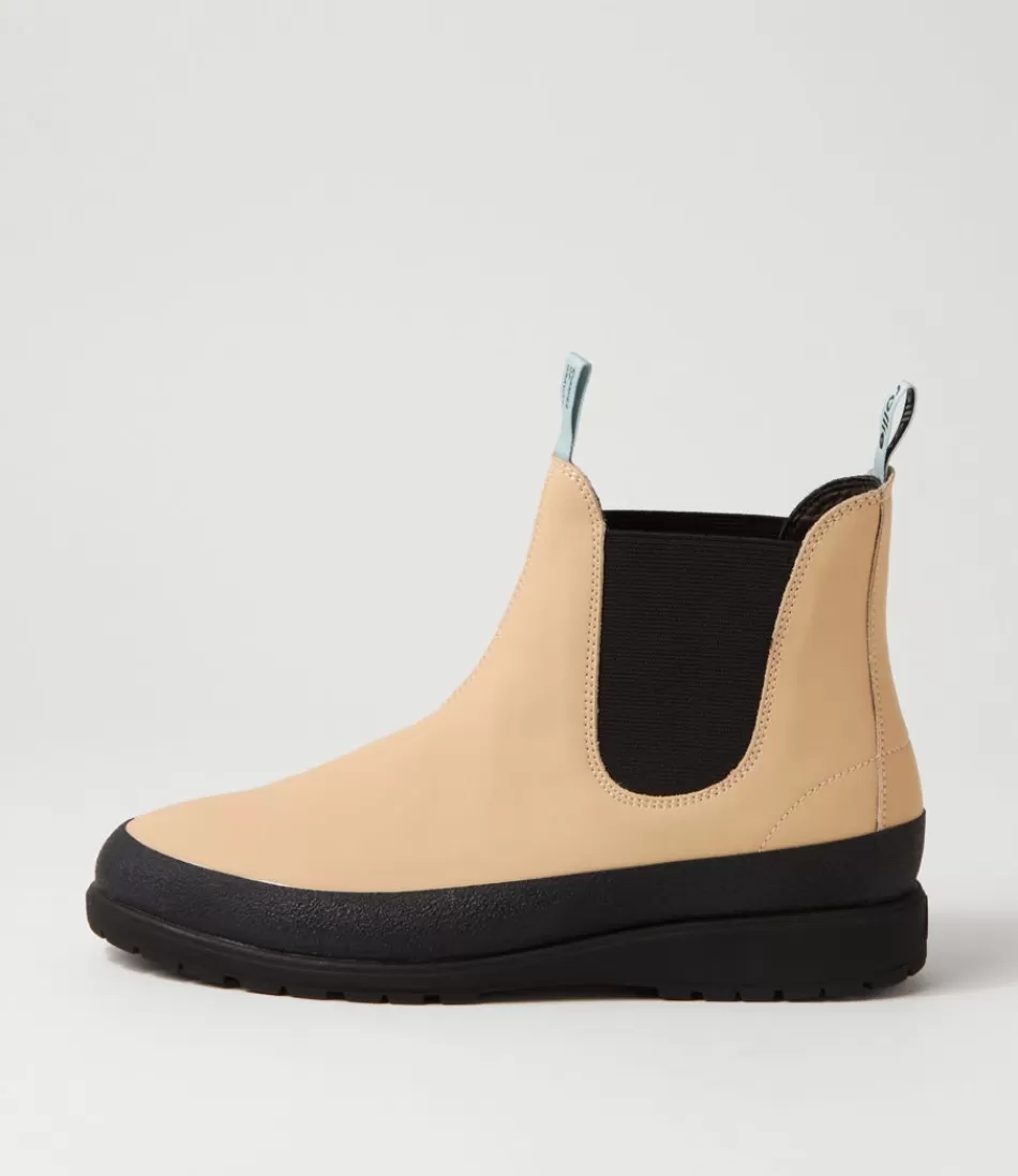 Women ROLLIE Boots<Fields Chelsea X Cream Leather Chelsea Boots