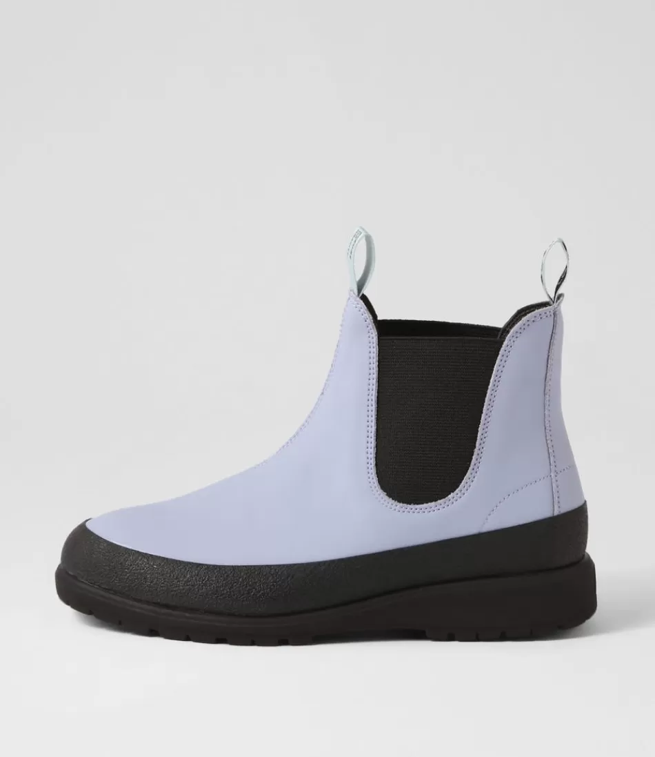 Women ROLLIE Boots<Fields Lavender Leather Chelsea Boots