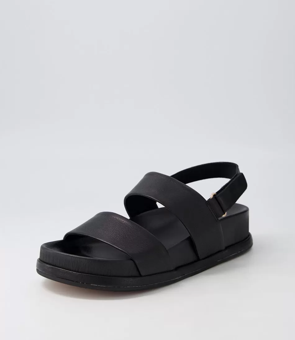 Women DJANGO & JULIETTE Sandals<Gabisse Black Leather Sandals