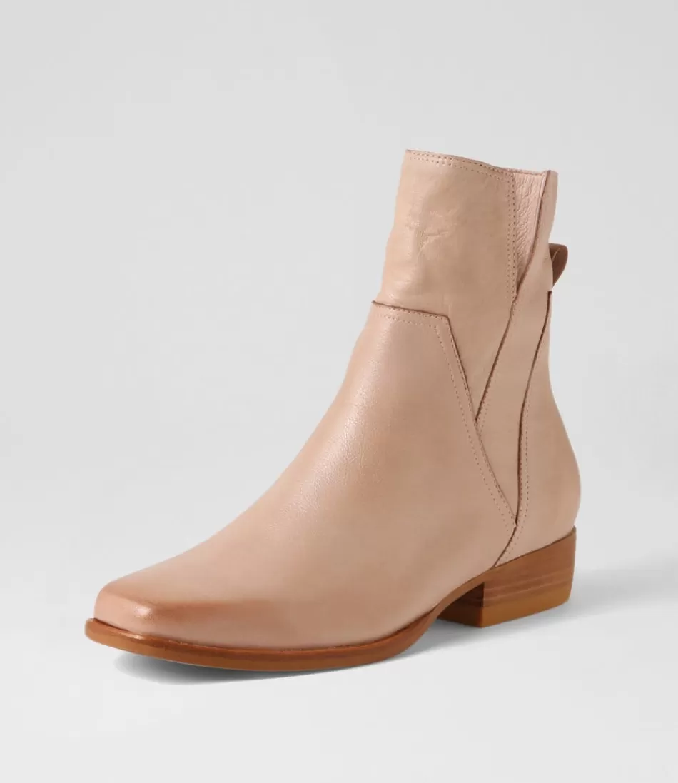 Women TOP END Boots<Gaines Cafe Leather Ankle Boots