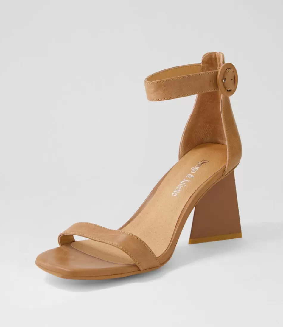 Women DJANGO & JULIETTE Heels<Haidar Tan Leather Sandals