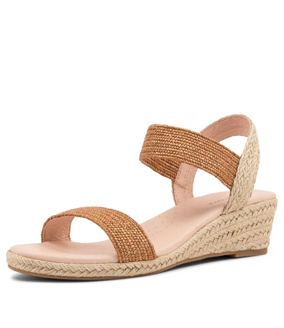 Women DIANA FERRARI Espadrilles<Havan Tan Weave Elastic Espadrilles