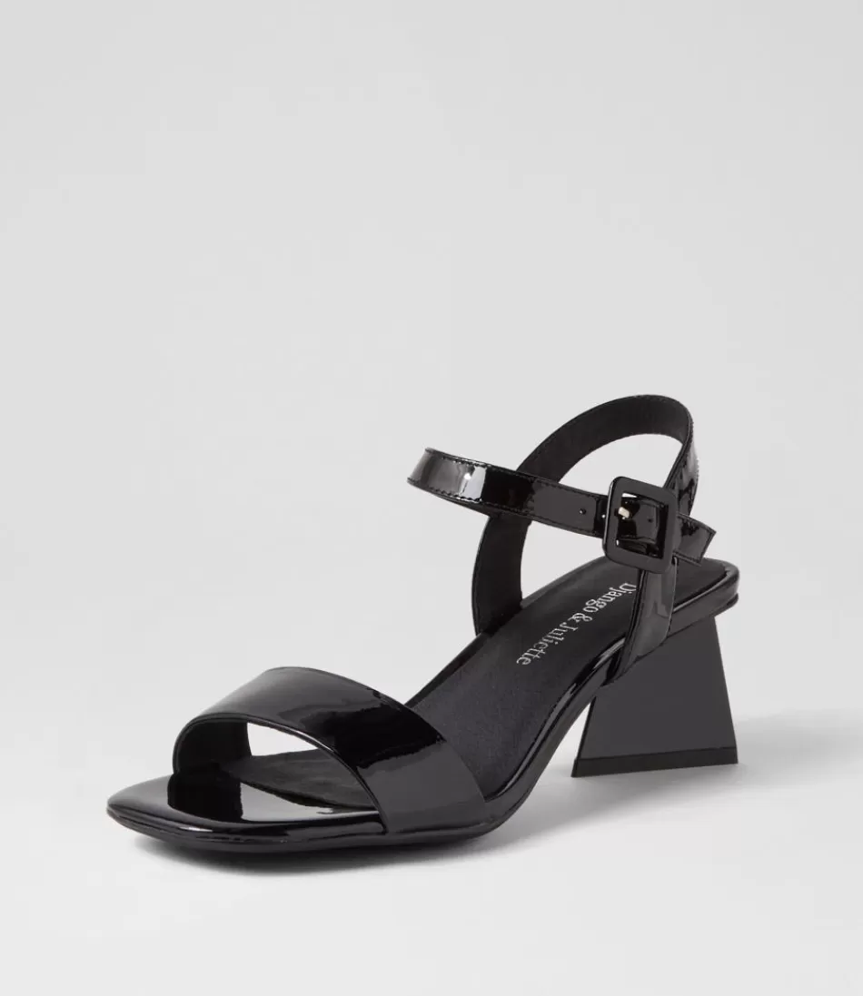 Women DJANGO & JULIETTE Heels<Incha Black Patent Leather Sandals