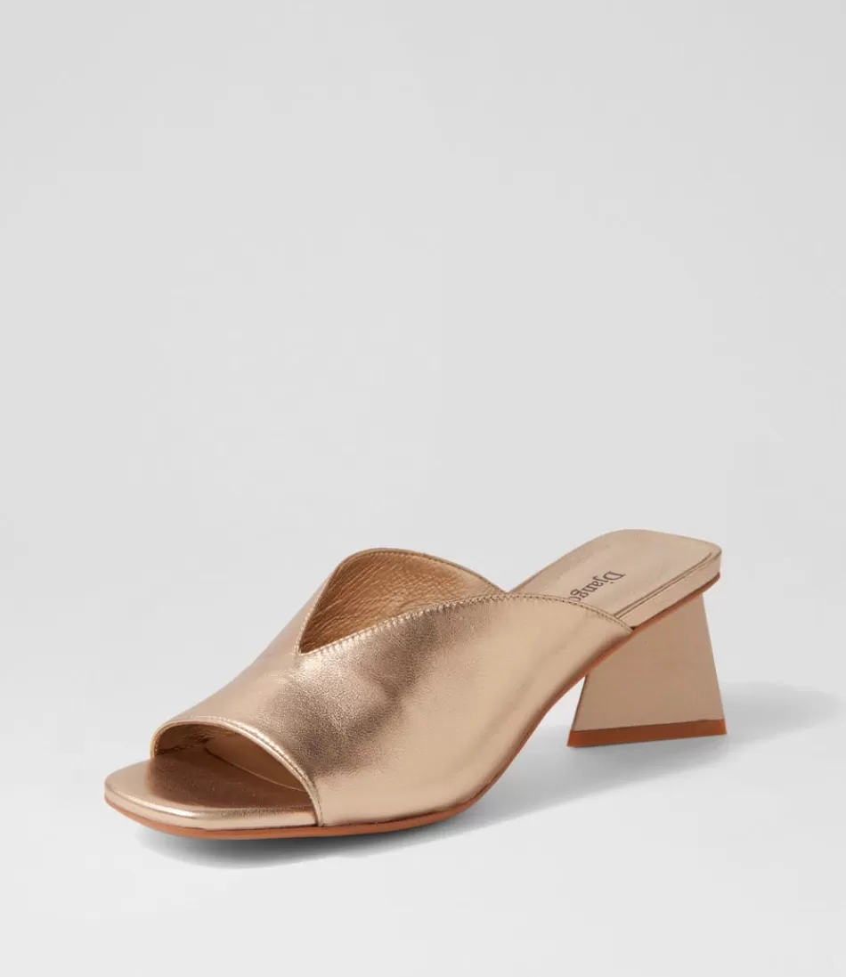 Women DJANGO & JULIETTE Heels<Inkley Champagne Leather Sandals