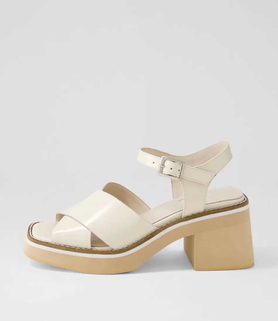 Women DJANGO & JULIETTE Heels<Jemi Vanilla Box Leather Sandals