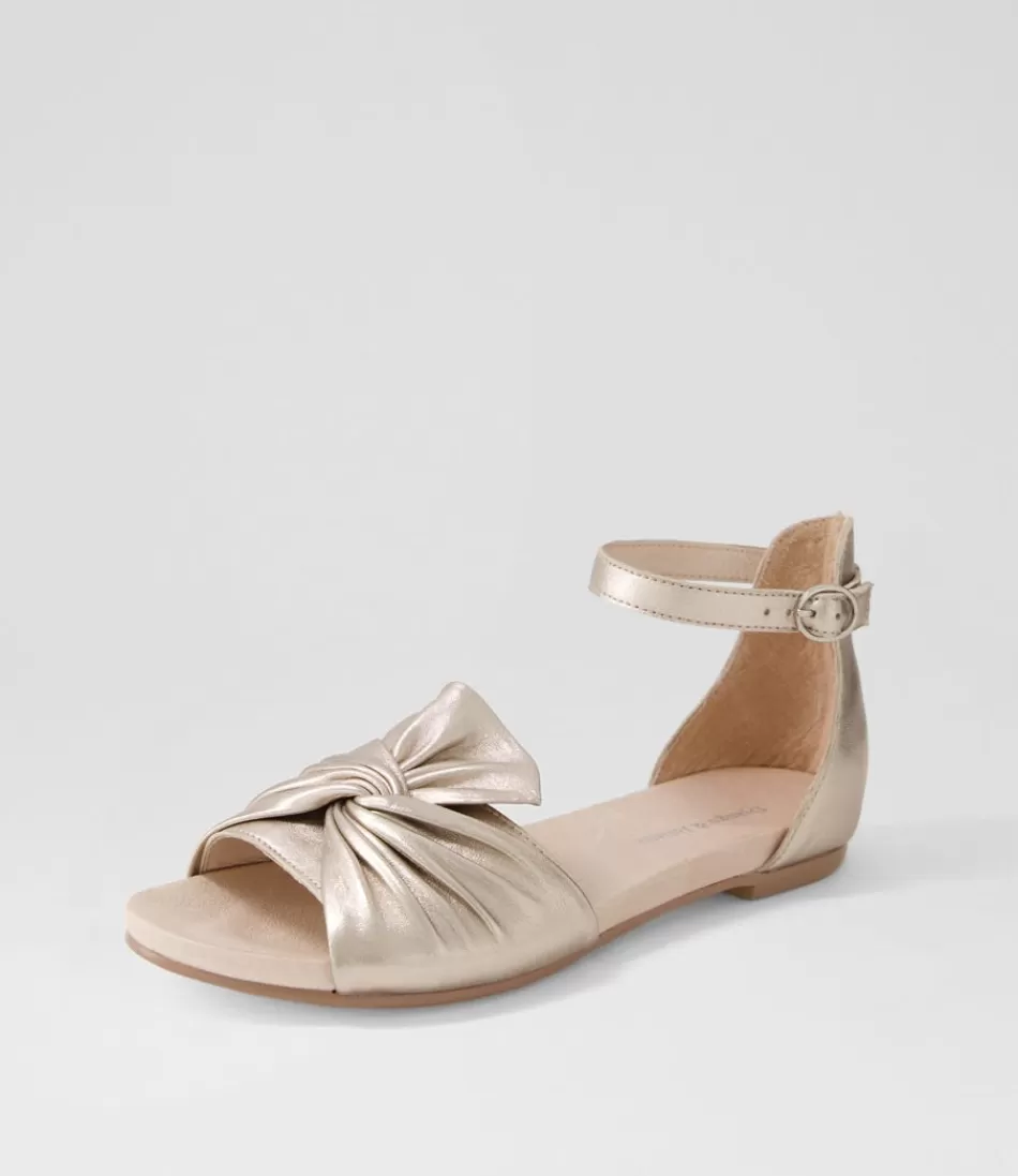 Women DJANGO & JULIETTE Sandals<Jimeta Platino Leather Sandals