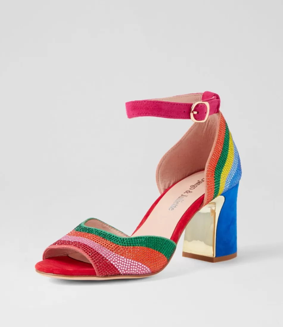 Women DJANGO & JULIETTE Heels<Kalino Bright Multi Sandals