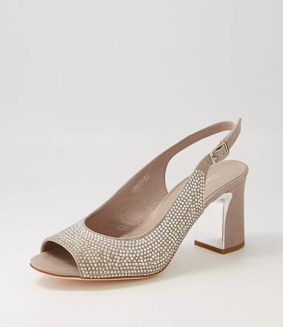 Women DJANGO & JULIETTE Heels<Kerry Light Pewter Shimmer Multi Sandals