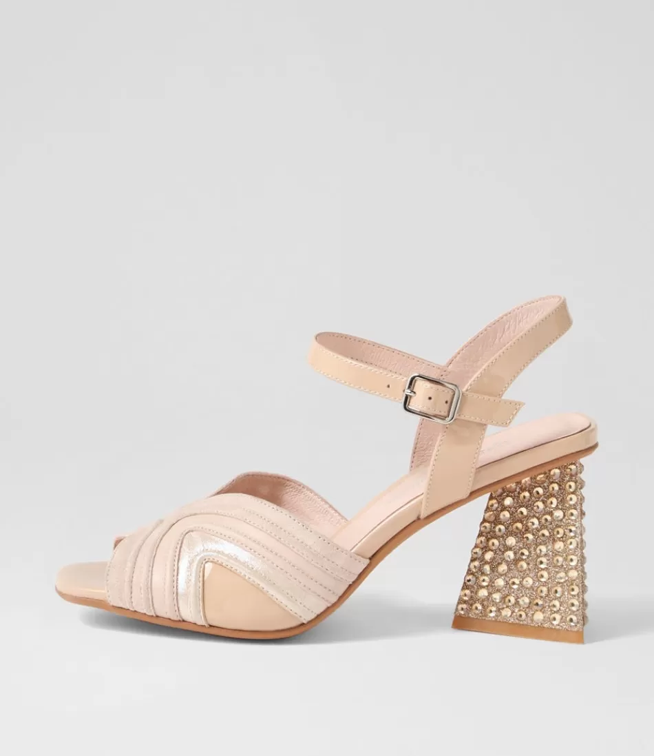 Women DJANGO & JULIETTE Heels<Lansion Nude Multi Sandals