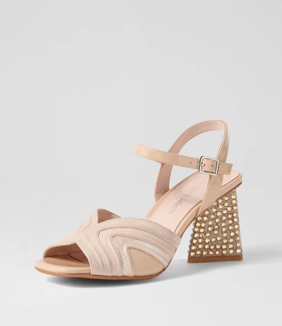 Women DJANGO & JULIETTE Heels<Lansion Nude Multi Sandals