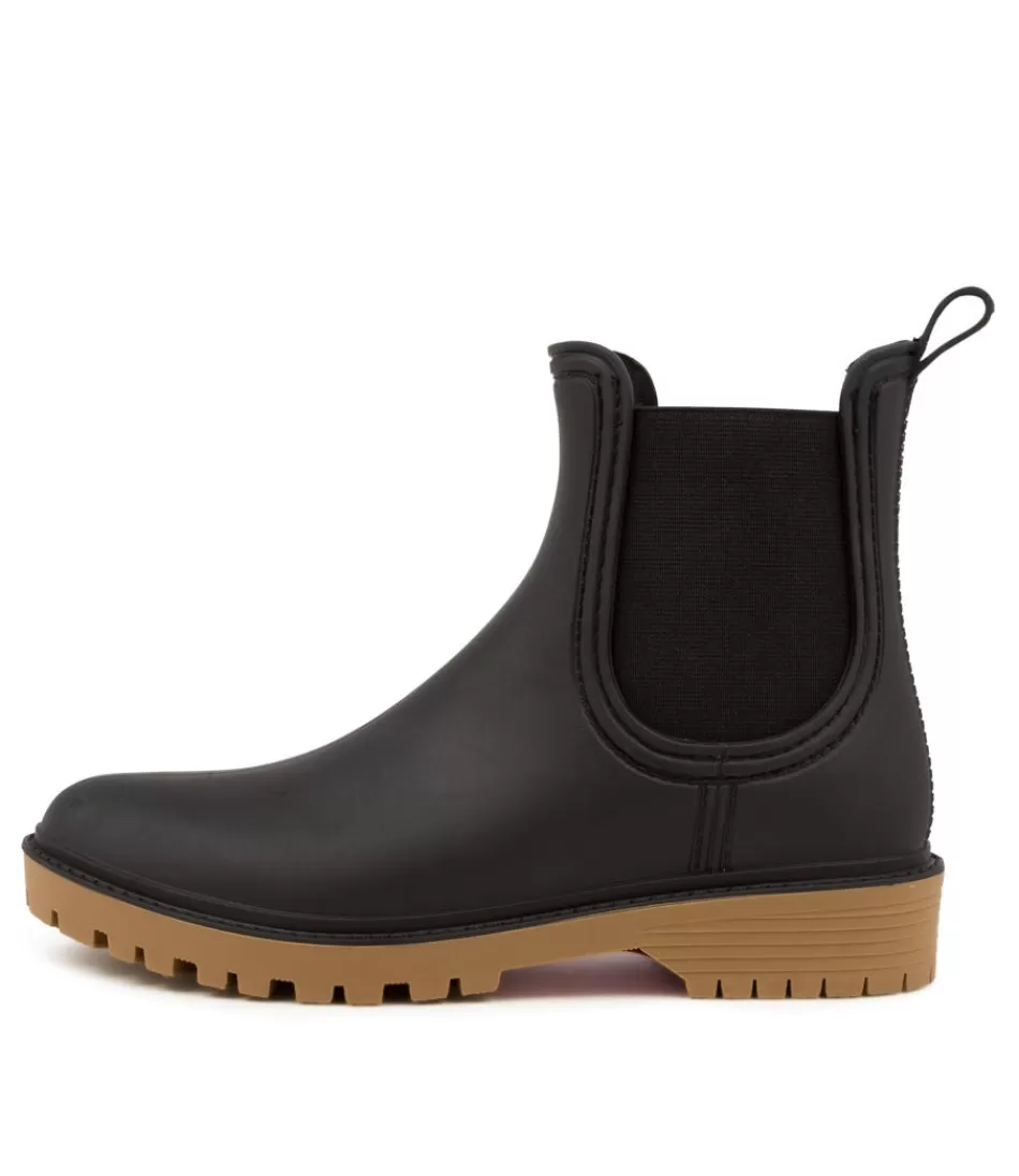 Women DIANA FERRARI Boots<Laurina Black Gumboot