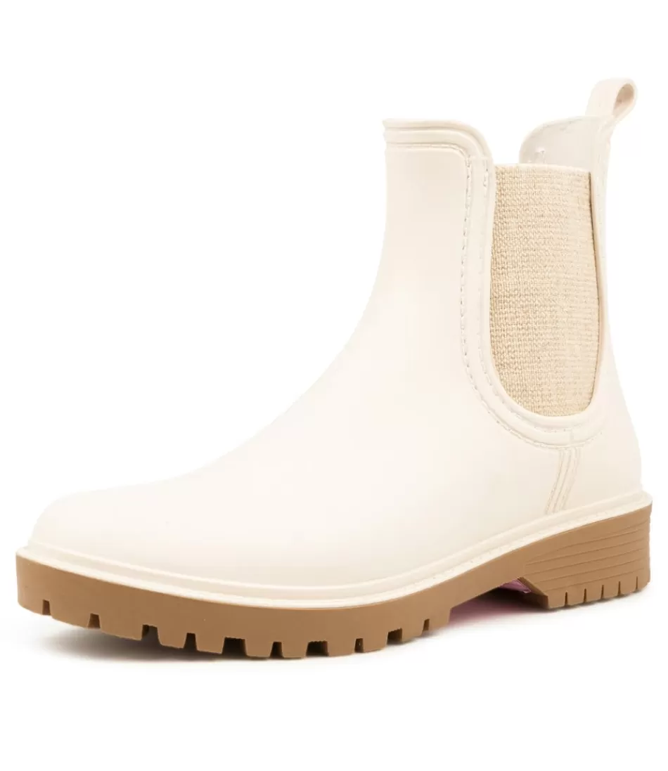 Women DIANA FERRARI Boots<Laurina Cream Gumboot