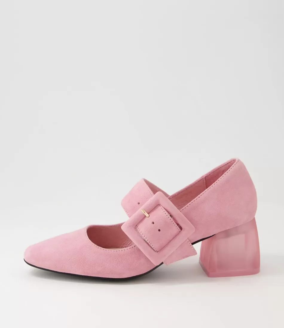 Women DJANGO & JULIETTE Heels<Milsom Pink Suede Heels