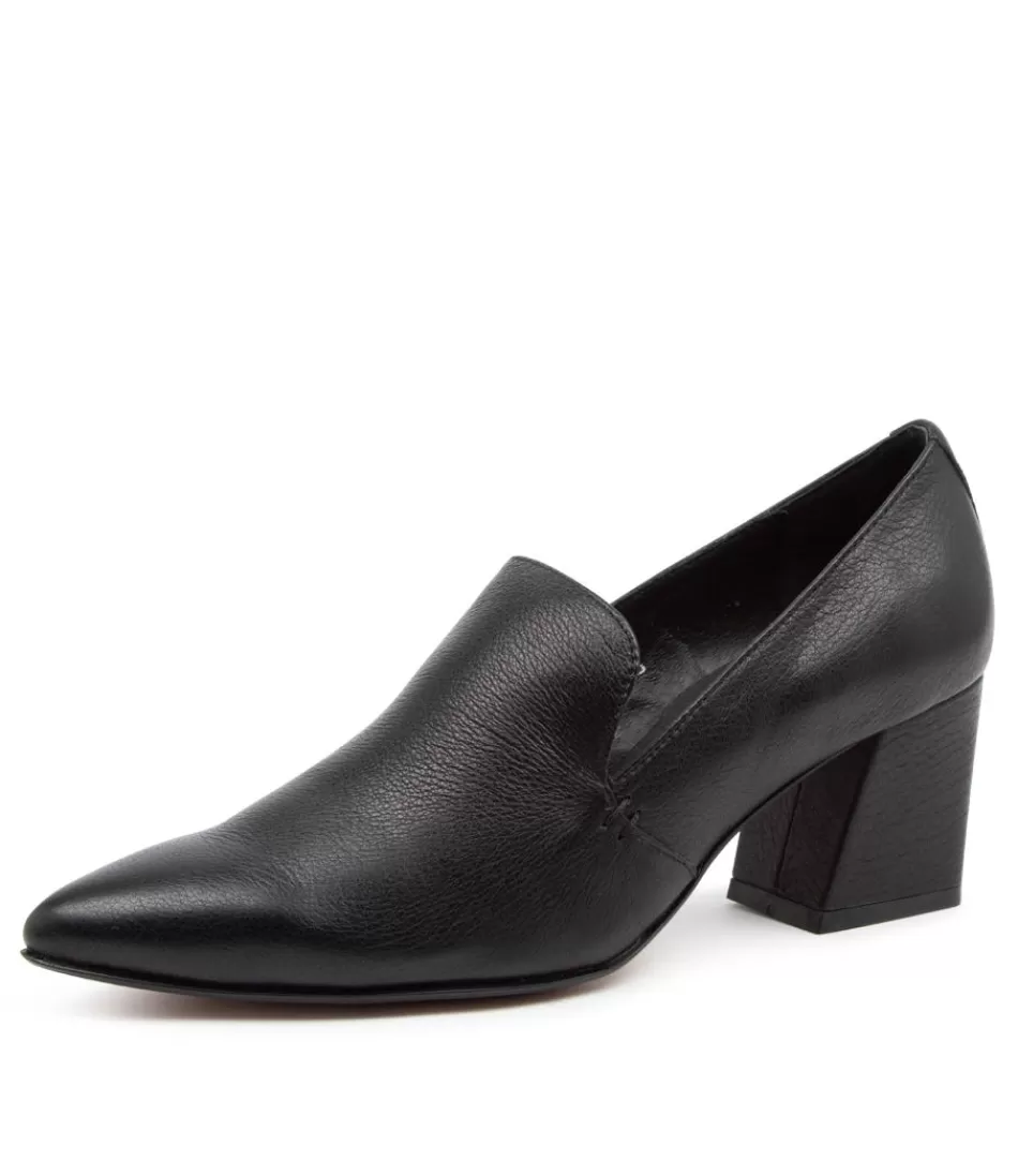 Women DJANGO & JULIETTE Heels<Missies Black Leather