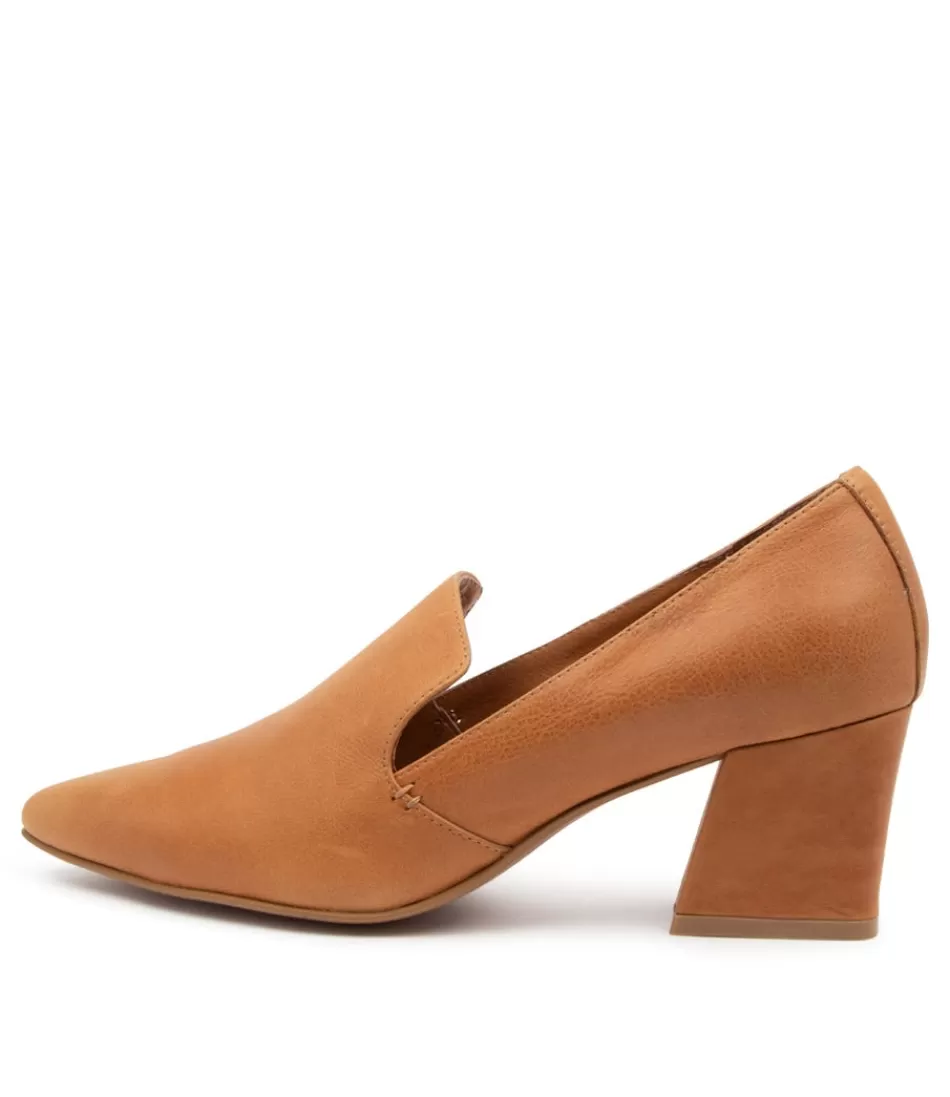 Women DJANGO & JULIETTE Heels<Missies Tan Leather