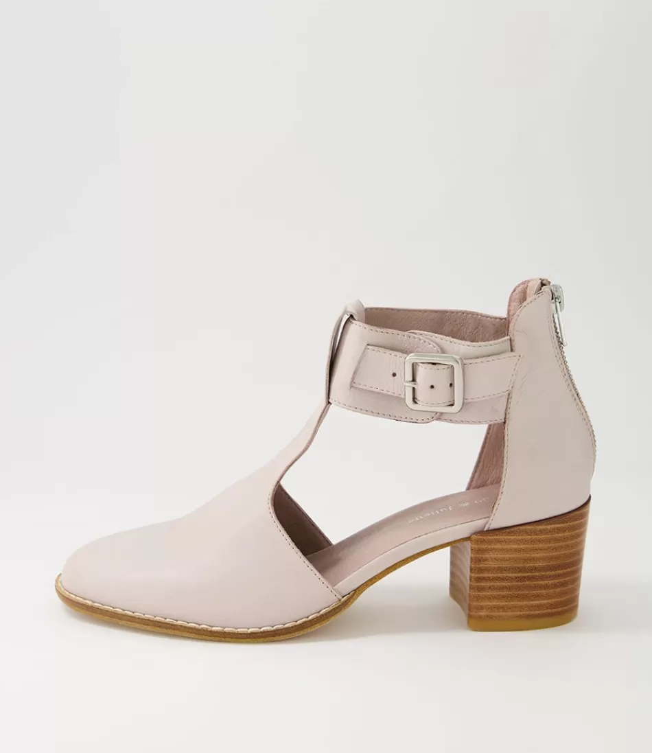 Women DJANGO & JULIETTE Heels<Murvin Pale Pink Leather Heels