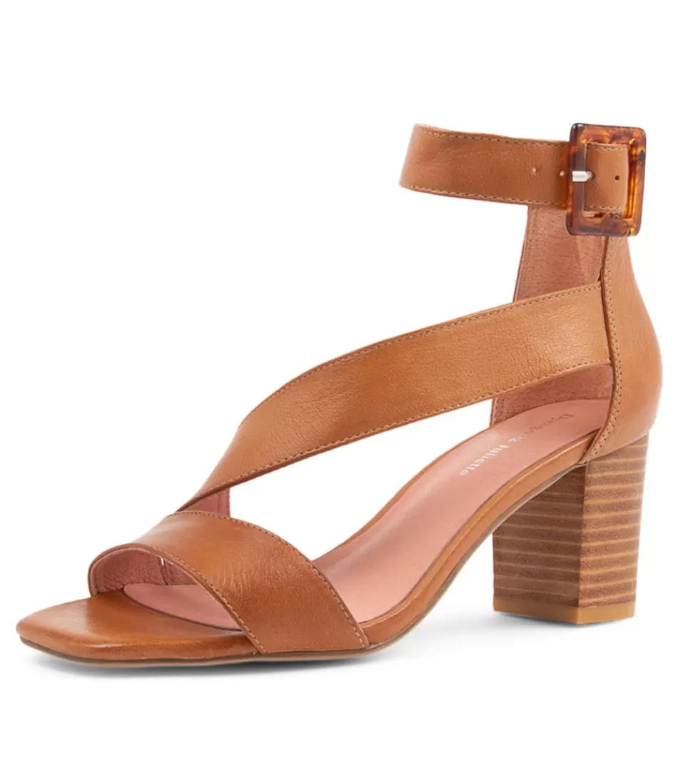 Women DJANGO & JULIETTE Heels<Pera Tan Leather Sandals