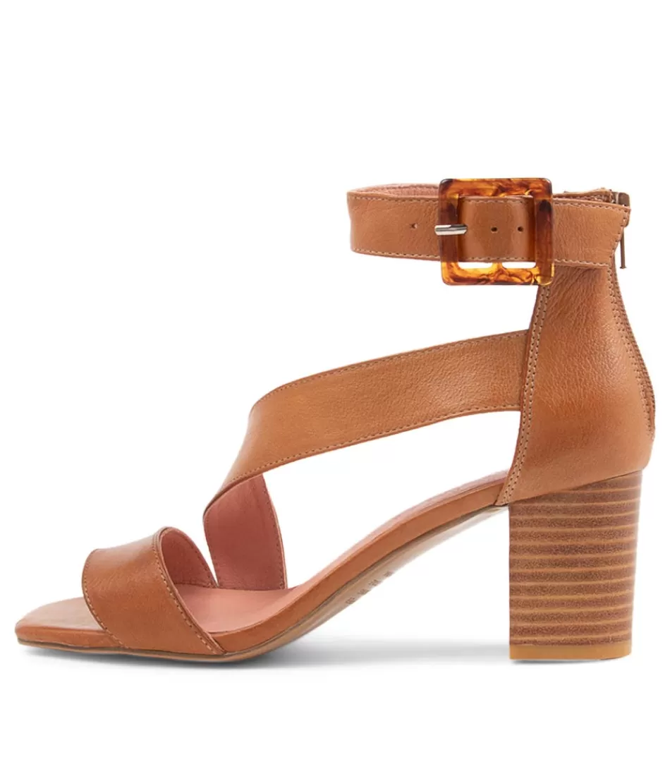 Women DJANGO & JULIETTE Heels<Pera Tan Leather Sandals