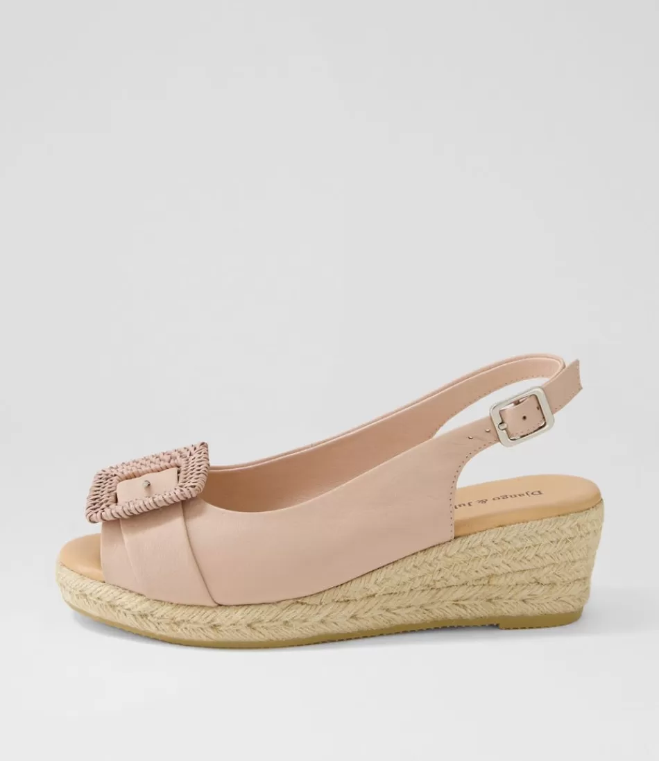 Women DJANGO & JULIETTE Heels<Saloso Rose Leather Buckle Sandals