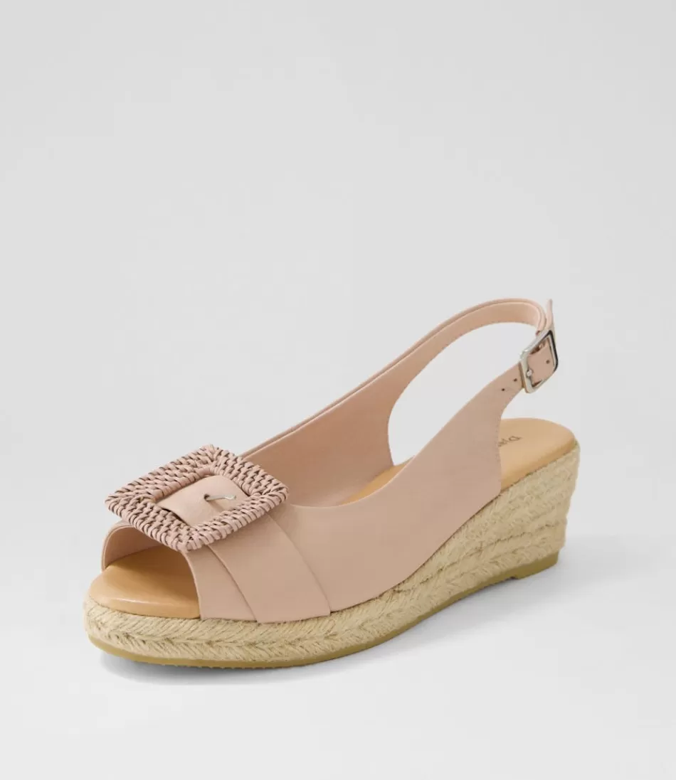 Women DJANGO & JULIETTE Heels<Saloso Rose Leather Buckle Sandals