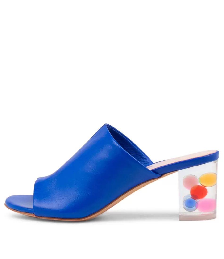 Women DJANGO & JULIETTE Heels<Shae Cobalt Leather Sandals