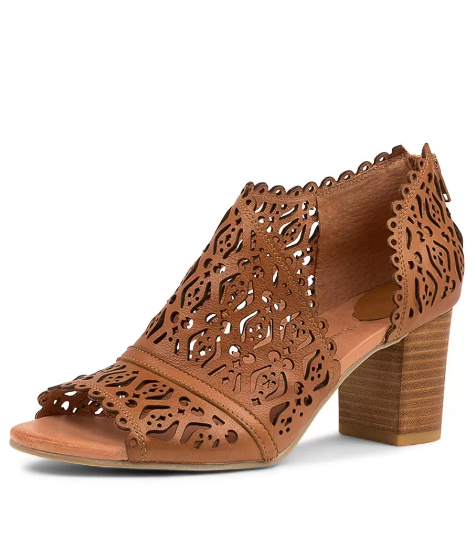 Women DJANGO & JULIETTE Heels<Siena Tan Leather