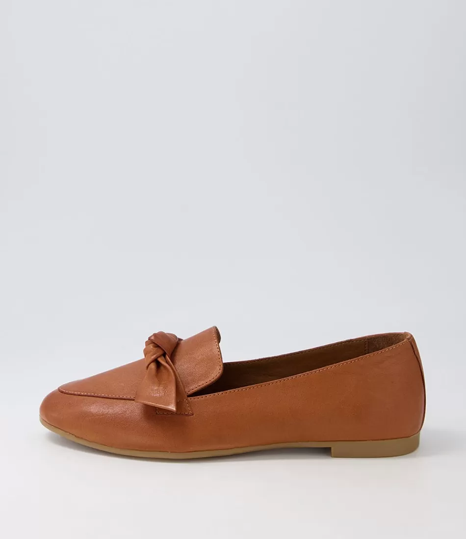 Women DIANA FERRARI Loafers<Starna Tan Leather Loafers