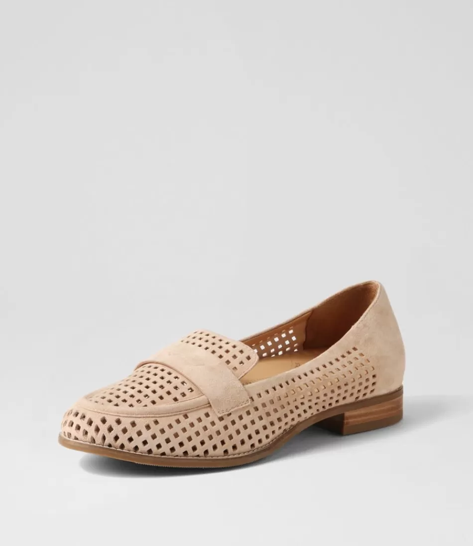 Women ZIERA Loafers<Toppiey Xf Latte Suede Loafers