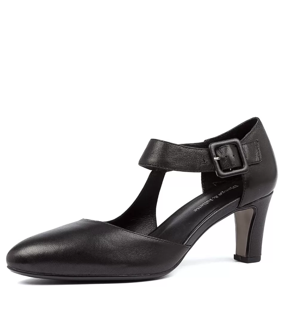 Women DJANGO & JULIETTE Heels<Trinities Black Leather